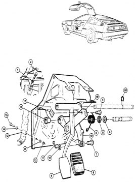 6-3-2 Brake Pedal/Linkage (Manual)